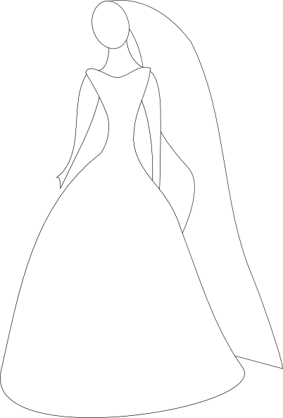 Wedding Dress Drawing icons png free download