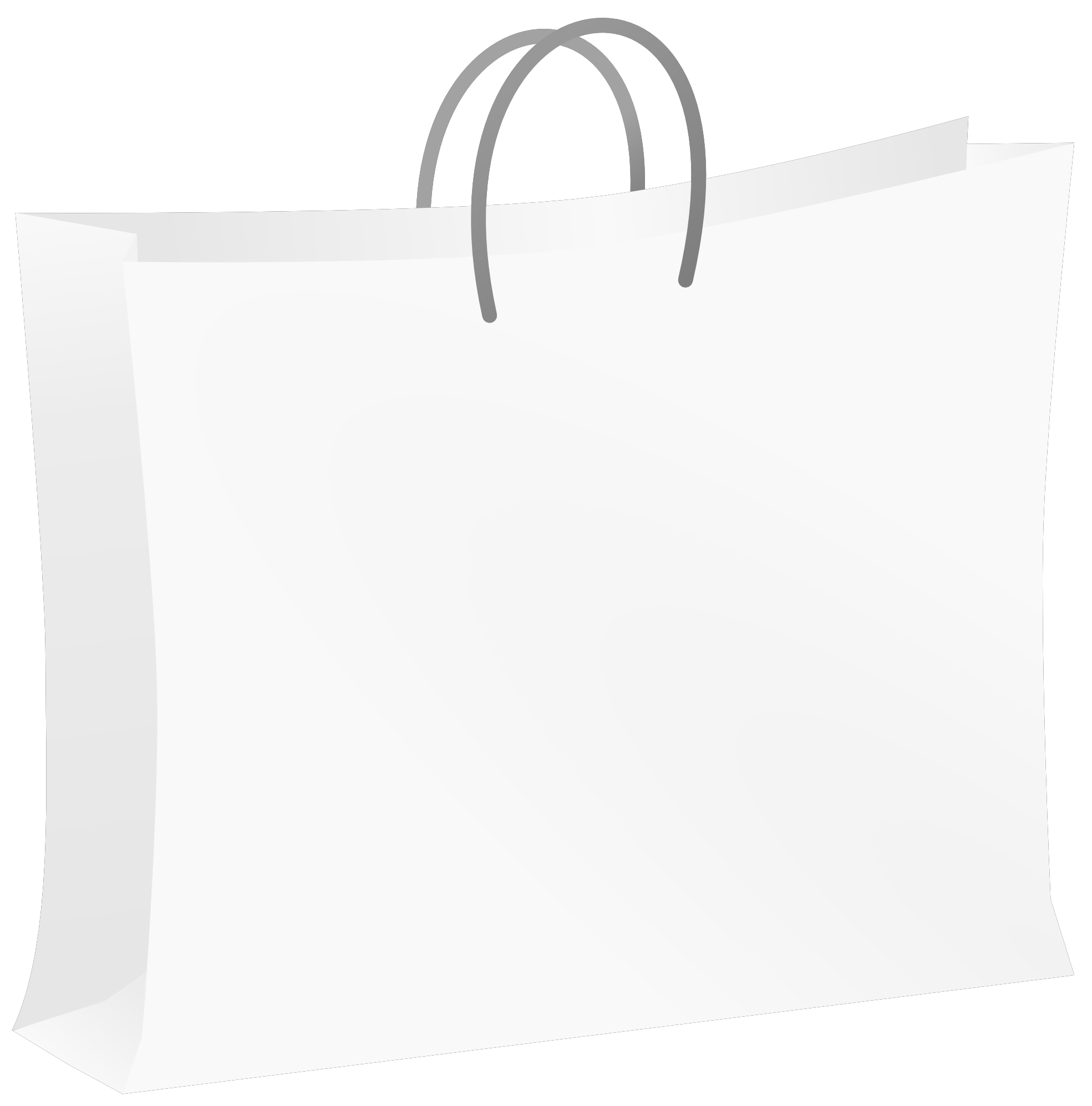 White Shopping Bag Transparent icons png preview