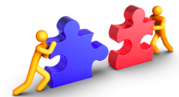 Working Together business puzzle icon icons png preview