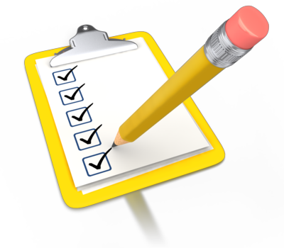 Yellow Check Mark List Graphic icons png preview