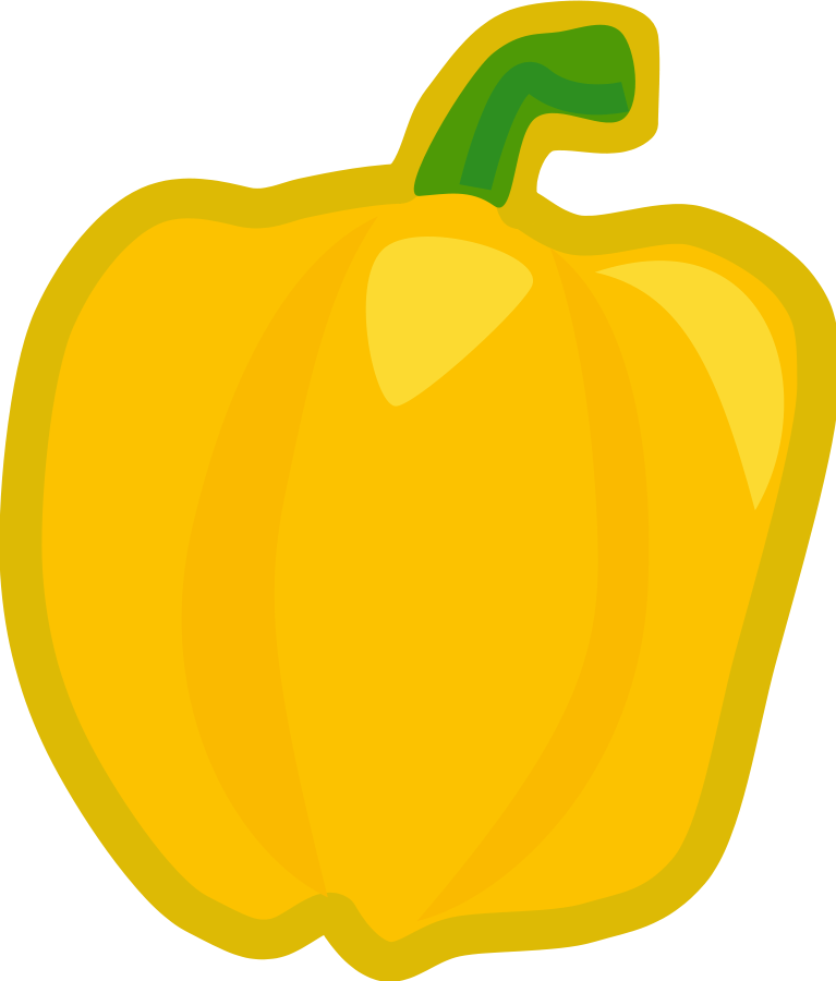 Yellow Pepper Vegetable Icon icons png preview