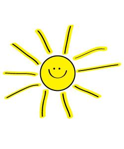 Yellow Summer Sun Drawing icons png preview